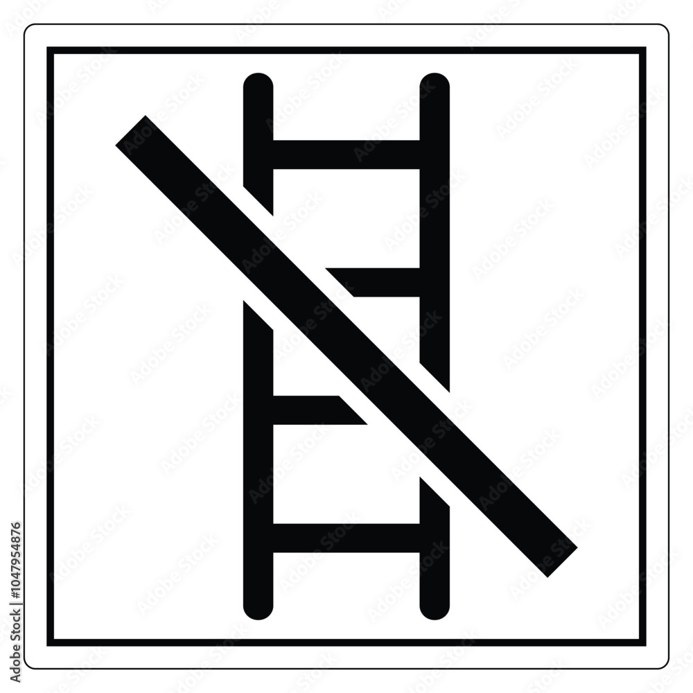 No Railway Access Sign Icon for Safety Compliance No Railway Access Sign Icon for Safety Compliance