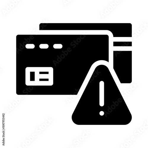 Bank Fraud glyph icon