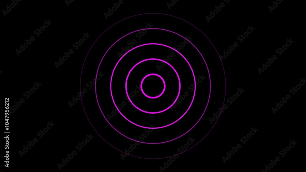 Abstract beautiful radio wave signal icon background 4k illustration. Abstract beautiful radio wave signal icon background 4k illustration.