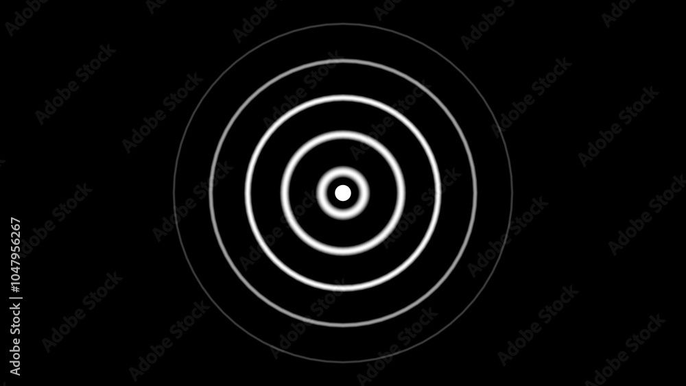 Technology radio wave signal icon screen background 4k illustration. Technology radio wave signal icon screen background 4k illustration.