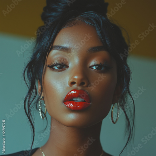 Woman close up portrait