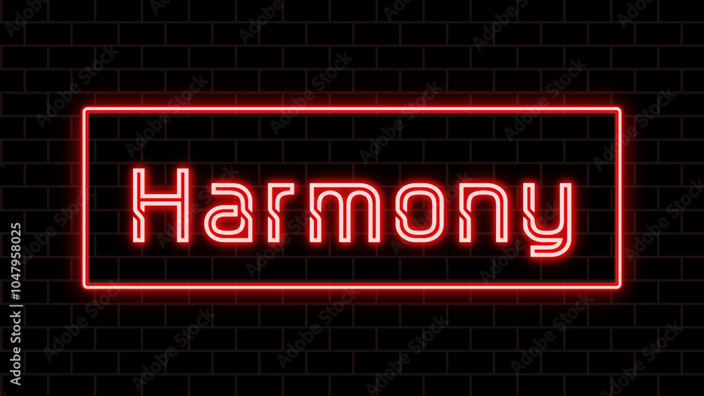 Harmony のネオン文字 Harmony のネオン文字