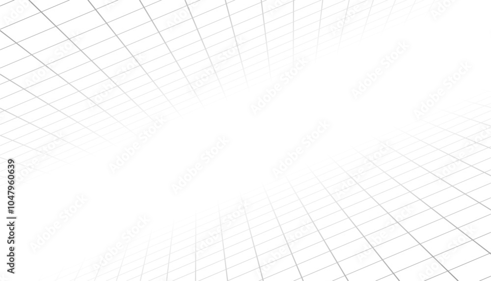 abstract perspective grid line pattern on white background abstract perspective grid line pattern on white background