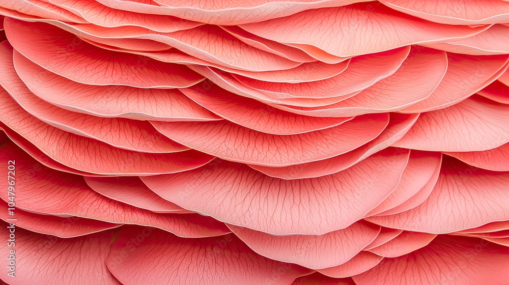 A close-up of soft, layered petals in shades of pink, creating a natural, textured background with a calming and delicate appearance.