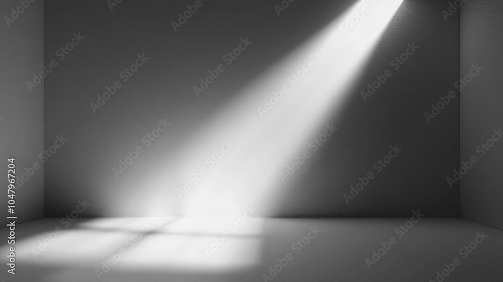 Soft Spotlight Illuminating a Dark Minimal Space Soft Spotlight Illuminating a Dark Minimal Space