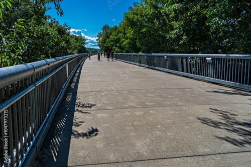 Walkway Over the Hudson State Historic Park in Poughkeepsie, New York