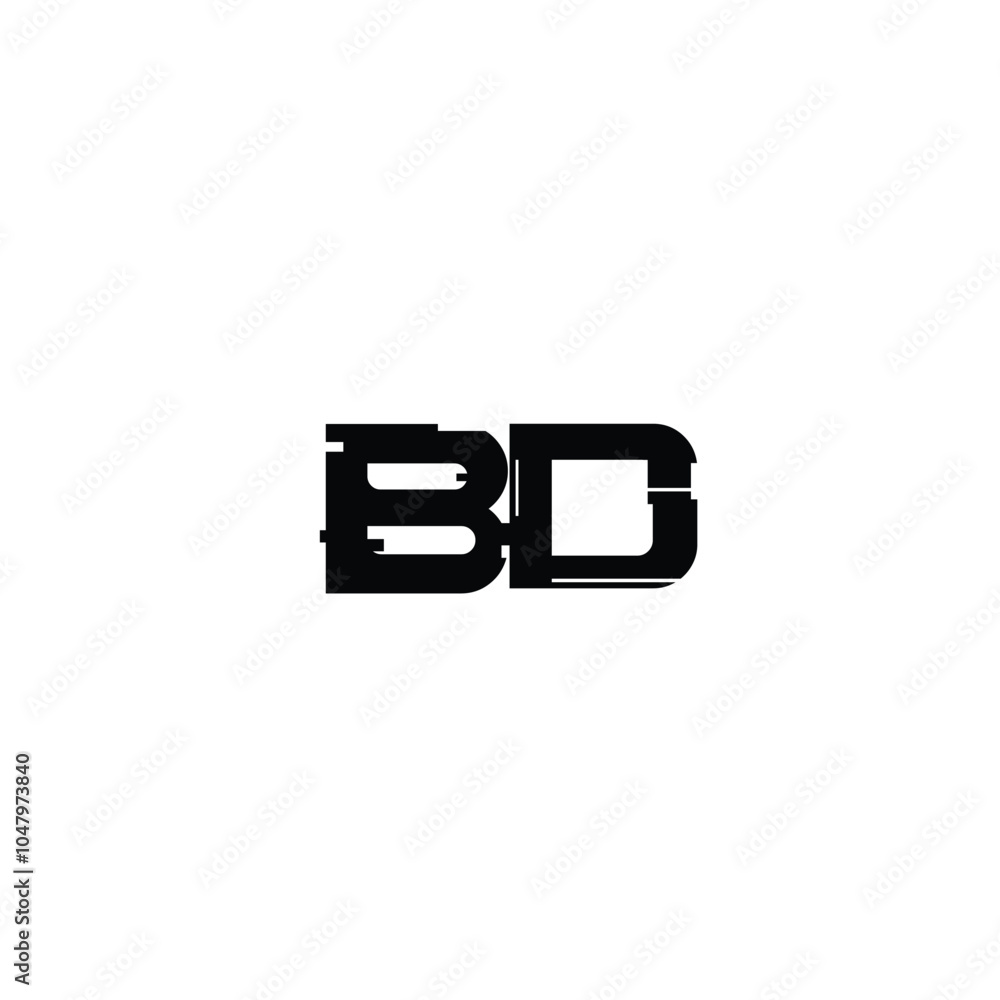 BD monogram logo design letter text name symbol monochrome logotype alphabet character simple logo BD monogram logo design letter text name symbol monochrome logotype alphabet character simple logo