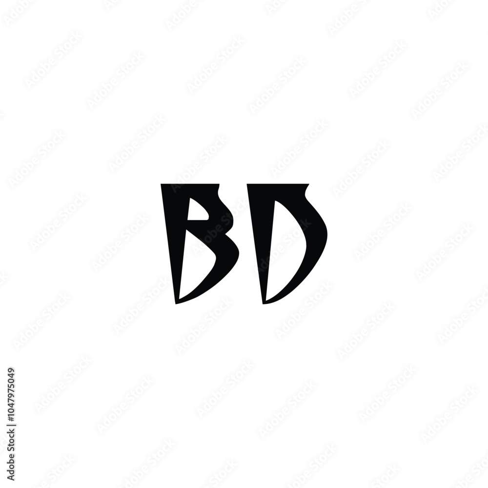 BD monogram logo design letter text name symbol monochrome logotype alphabet character simple logo BD monogram logo design letter text name symbol monochrome logotype alphabet character simple logo