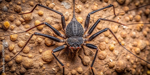 Tailless whip scorpion, cave spider, Puerto Rico, aerial view photo