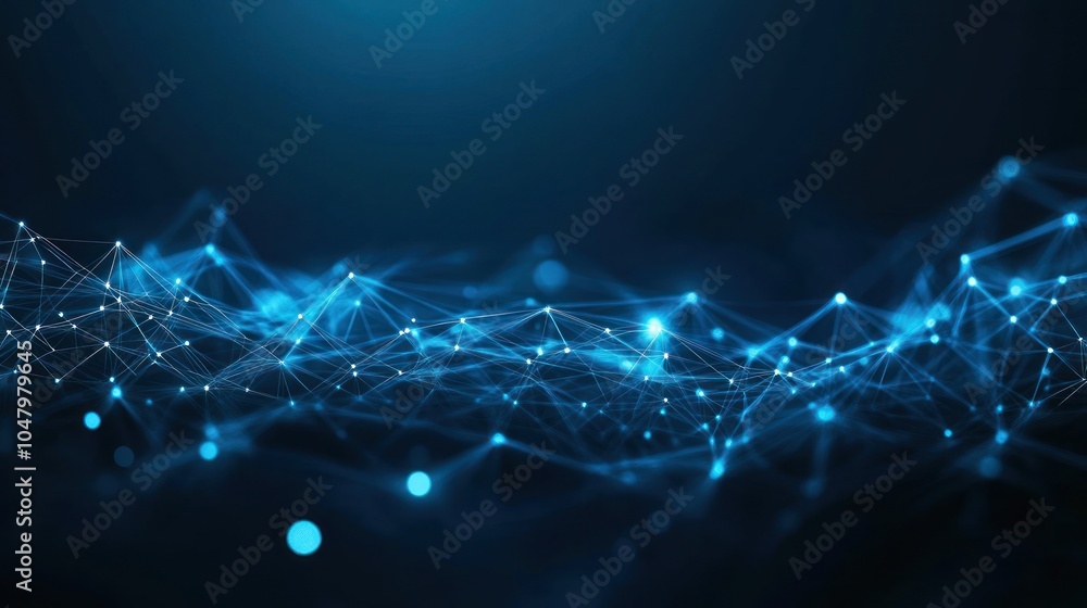 Naklejka premium Abstract Digital Network