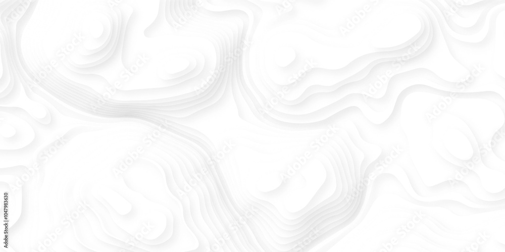 White papercut banner of gradient white paper layers. Vector design. White papercut banner of gradient white paper layers. Vector design.