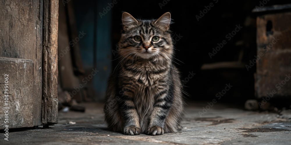 a small kitten sitting on the floor in a room a small kitten sitting on the floor in a room