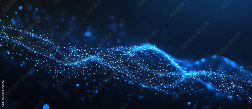 Abstract Blue Wave Abstract Blue Wave