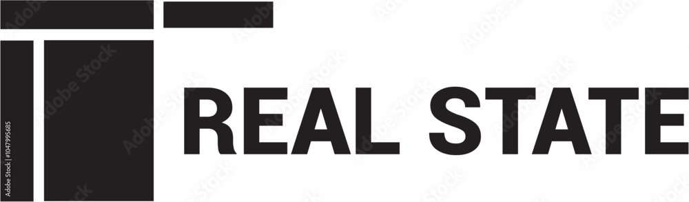Obraz premium REAL STATE RARE LOGO FOR A COMPANY