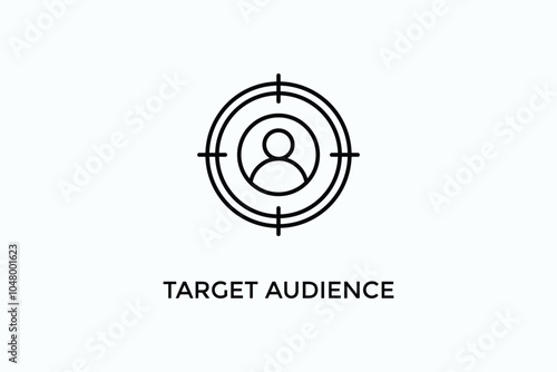Target Audience Vector Icon Or Logo Illustration