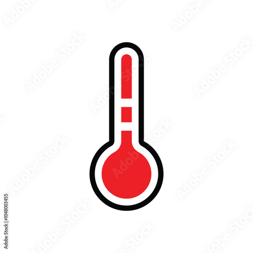 Photos Hot temperature icon logo design template isolated illustration