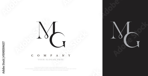 Initial MG Logo Design Vector 