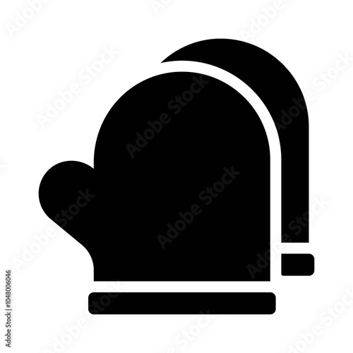 Oven Mitt glyph icon