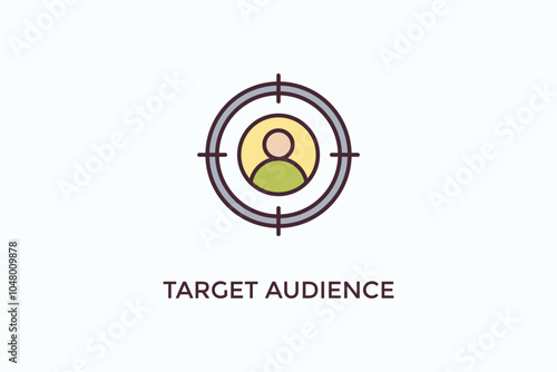 Target Audience Vector Icon Or Logo Illustration