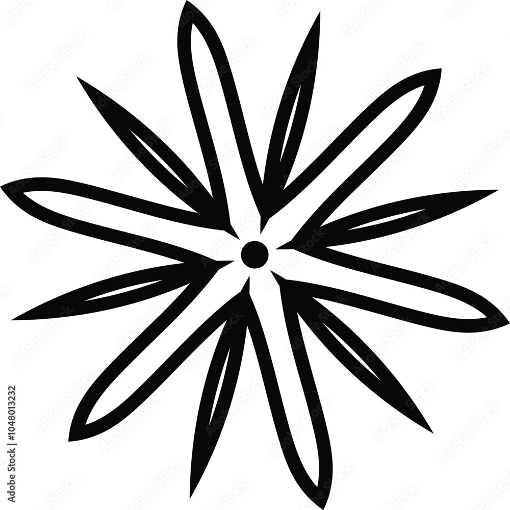 Obraz premium Flower Mandala Art Designs Circular Pattern in Form of Mandala With Flower for Henna, Mehndi, Tattoo, Decoration Decorative Ornament in Ethnic Oriental Style.