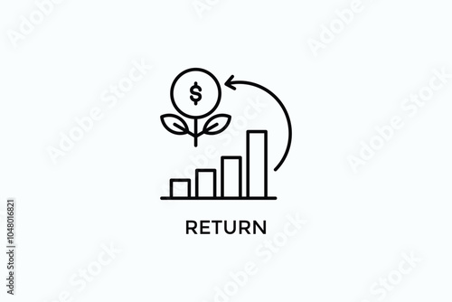 Return Vector Icon Or Logo Illustration