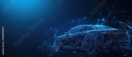 Digital Art Car Abstract