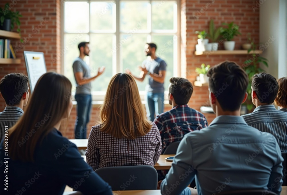 Engaged Students in a University Classroom Setting, Participating in Lecture and Group Discussions for Deep Learning and Knowledge Expansion Engaged Students in a University Classroom Setting, Participating in Lecture and Group Discussions for Deep Learning and Knowledge Expansion