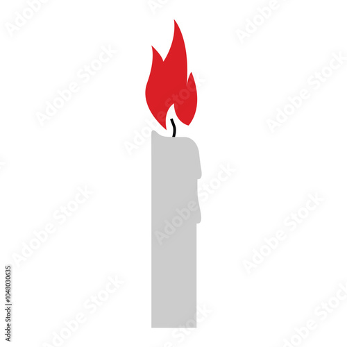 burning candle icon