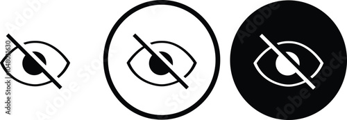 icon Retina black outline for web site design 
and mobile dark mode apps 
Vector illustration on a white background