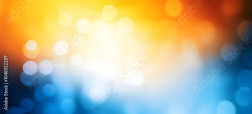 Colorful Gradient Background in Blue and Orange Hues