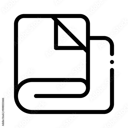 Blanket Spread line icon