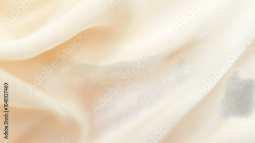 Soft Beige Fabric Background for Textures and Designs