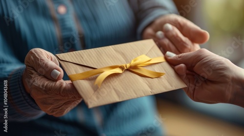 Giving a Gift to an Elderly Person