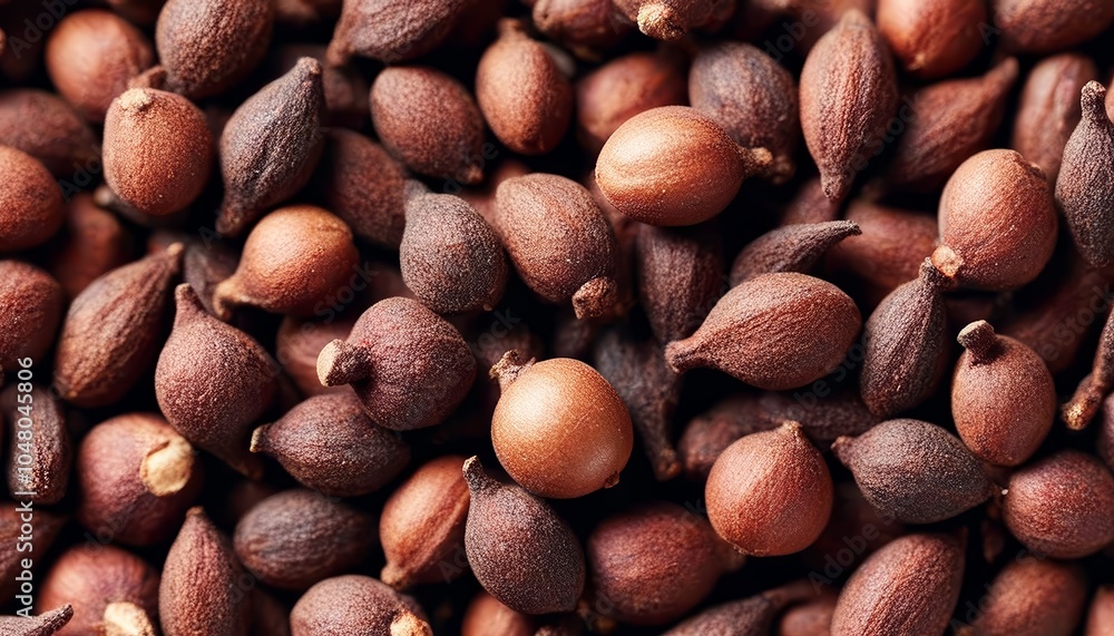 Illustrative image of a collection of spices, nuts and cooking ingredients that are typical of Asian cuisine Illustrative image of a collection of spices, nuts and cooking ingredients that are typical of Asian cuisine