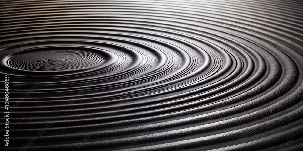 Textured black wallpaper with ripples for a luxurious feel Macro Textured black wallpaper with ripples for a luxurious feel Macro