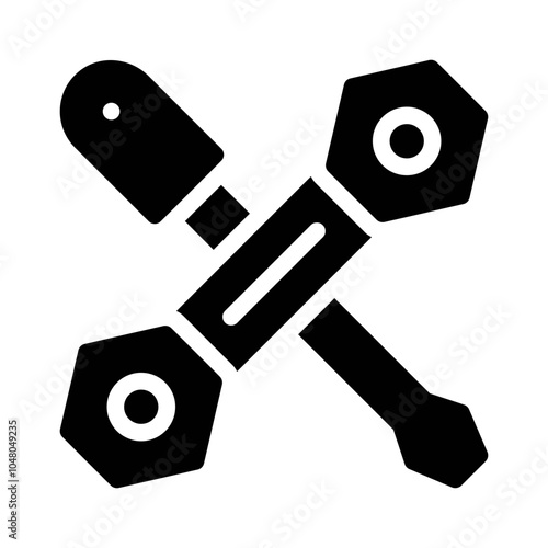 Spanner glyph icon