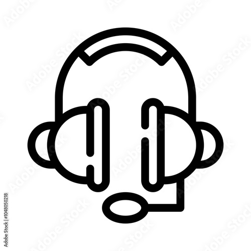 Ear Protection line icon