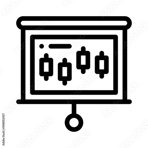 Stock Broker line icon