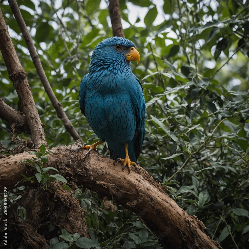 Obraz premium A scientific exploration of bird behavior in captivity versus the wild.