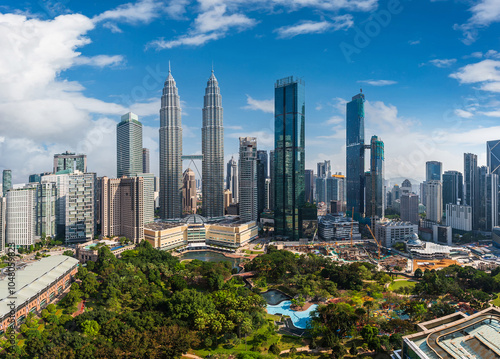 Canvas Print city of Malaysia