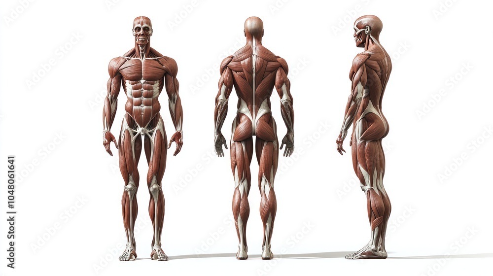 Full-body depiction of an anatomically correct ancient man, with realistic bone and muscle structure, positioned on a bright white background, sharp textures and lifelike details Full-body depiction of an anatomically correct ancient man, with realistic bone and muscle structure, positioned on a bright white background, sharp textures and lifelike details
