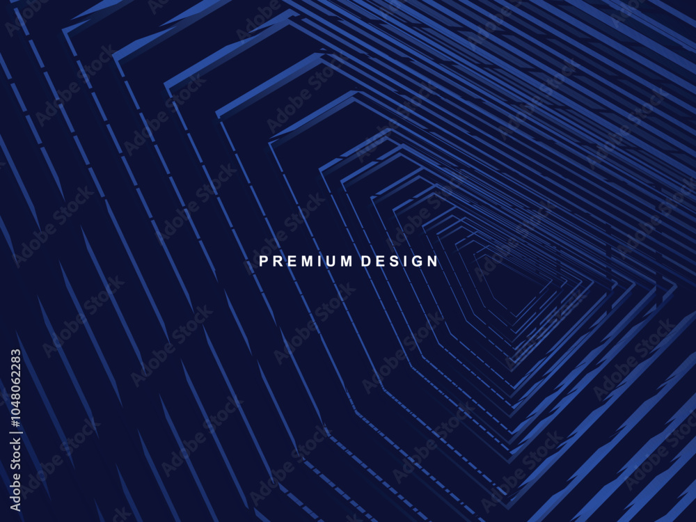 Premium background design with diagonal dark blue stripes pattern. Vector horizontal template for digital lux business banner, contemporary formal invitation, luxury voucher, prestigious gift certific Premium background design with diagonal dark blue stripes pattern. Vector horizontal template for digital lux business banner, contemporary formal invitation, luxury voucher, prestigious gift certific