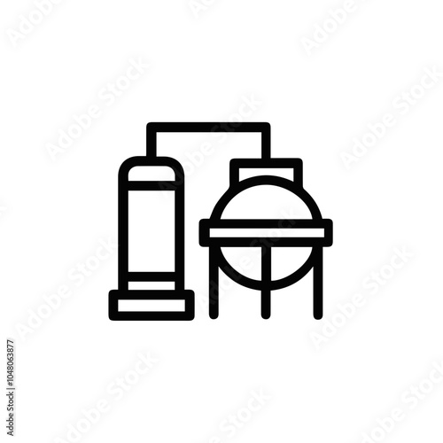 Oil icon symbol vector image Illustration 