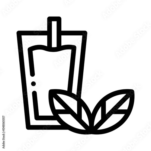 Green Smoothie line icon