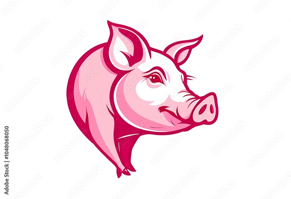Fototapeta premium pig logo