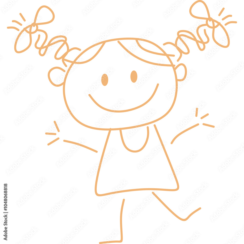 Obraz premium Children Draw Doodle