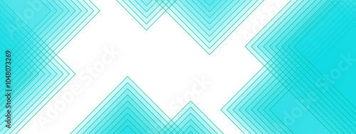 Abstract Linear Geometric Pattern in Light Blue. Stripes background design with layers of Geometric shapes. line elegant colorful striped diagonal line technology concept