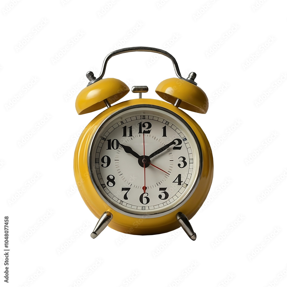 Alarm clock on a transparent background Alarm clock on a transparent background