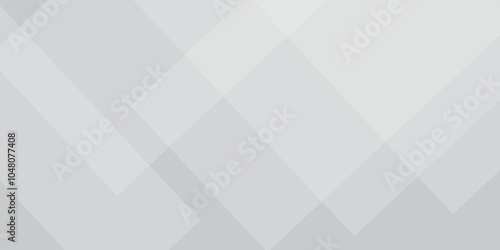 Vector white curve square lines triangle technology backdrop texture background.  white light grey background. Space design concept. Decorative used web layout or poster, banner.