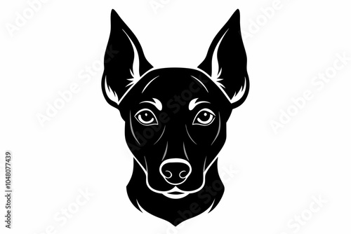 dog-head-black-silhouette-white-background 